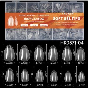 Tips Sofgel almendra 600 pz #S