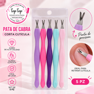 Pata de cabra corta cutícula 5pz