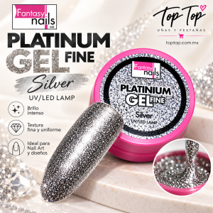 Gel fine tarro PLATINUM silver